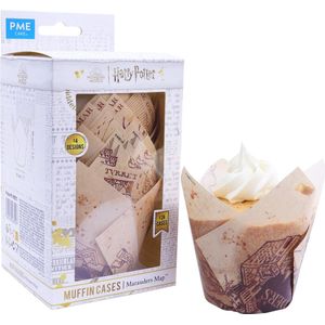 PME Tulip Shaped Muffin Cases - Harry Potter Marauders Map