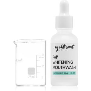 My White Secret PAP Whitening Mouthwash Geconcentreerde Mondwater met Whitening Werking 30 ml