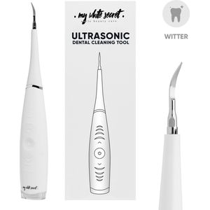 My White Secret - Ultrasonische Tandplak Verwijderaar - Tandsteenverwijderaar - Unieke Reinigingservaring