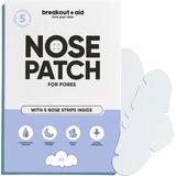 My White Secret Breakout + Aid Nose Patch Reinigend Pleister voor Verwijde Poriën 5 st