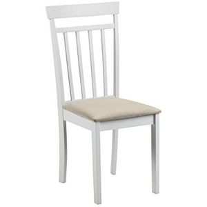 Julian Bowen Set van 2 Coast witte eetkamerstoelen