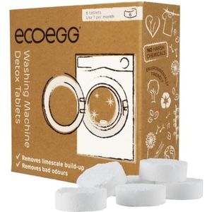 Eco Egg - Wasmachine reinigingstabletten - 6 stuks