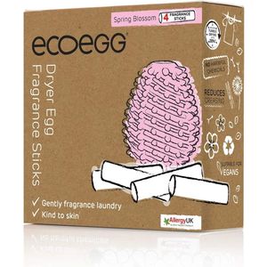 EcoEgg Dryer Egg Navulling - Lentebloesem (roze) - Wasdroger - Hervulbaar - 4 Geurstokjes