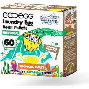 EcoEgg - Laundry Egg - SpongeBob - Tropical Burst - Universal - Refill 60 Wasjes