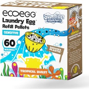 Navulling Wasbal - SpongeBob - Tropical Burst - Sensitive - 60 Wasjes