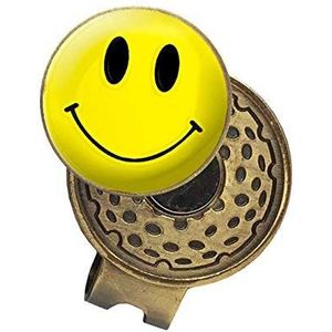 Asbri Golf Smiley Geel Cap Clip N/A Brons