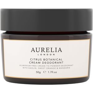 Aurelia London - Citrus Botanical Cream Deodorant - 50 g - Natuurlijke Ingrediënten