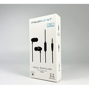 Mojo bekabelde metalen hoofdtelefoon met microfoon
