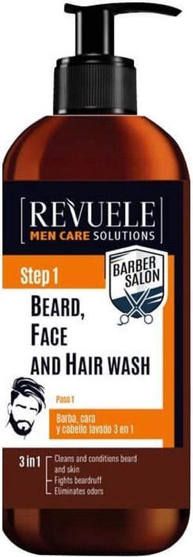 Revuele - Men Care Solutions - Shampoo - 300 ml - Voor Haar en Baard