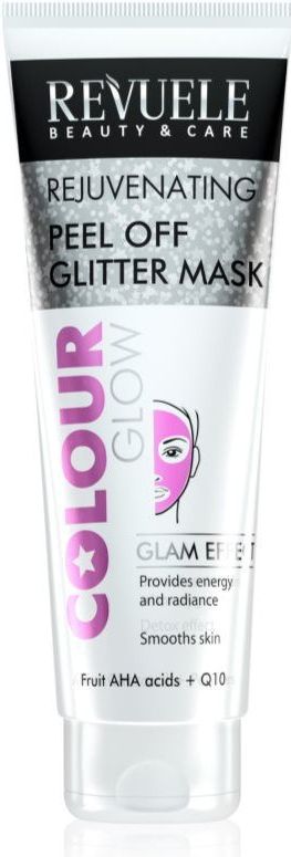 Revuele - Peel Off Glitter Mask - Roze - 80ml