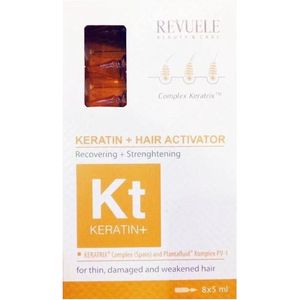 Revuele - Keratin+ - Haarserum - 8x5 ml - Voor Zwak Haar