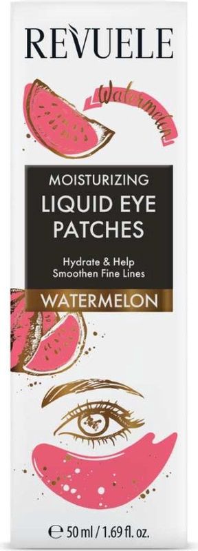 Revuele - Moisturizing Watermelon Liquid Eye Patches - Hydraterende Ooggel - 50 ml