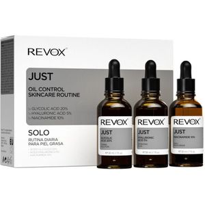 Revox B77 JUST Oil Control Skincare Routine - Set voor Vette Huid - Veganistisch - Dermatologisch Getest