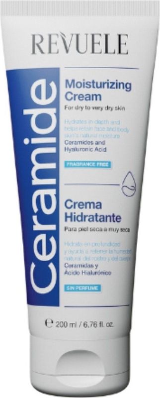 Revuele - Ceramide Moisturizing Cream - Hydraterende Crème - Ongeparfumeerd - 200 ml
