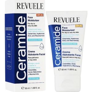 Revuele - Ceramide Face Moisturizer - Beschermende Dagcrème - SPF 25 - 50 ml
