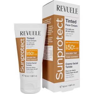 Revuele - Sunprotect Tinted Face Cream - Getinte Beschermingscrème - SPF 50+ - 50 ml