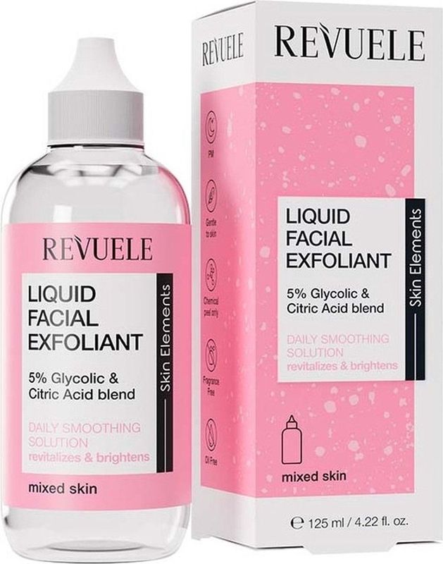 Revuele - The Liquid Facial Exfoliant - Gezichtscrub - 125 ml - Glycolic en Citric Acid Blend