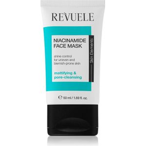 Revuele Niacinamide Face Mask Reinigingsmasker tegen Vettehuid en Porien te minimaliseren 50 ml