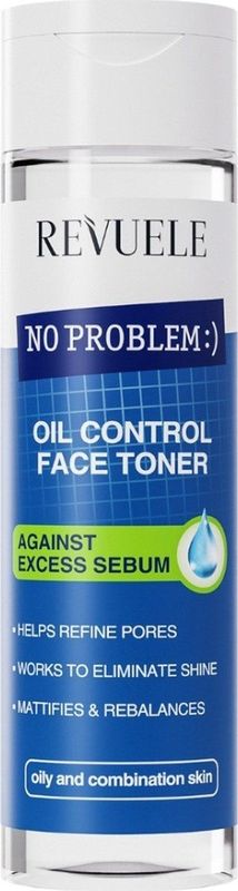 Revuele - No Problem Oil Control Face Toner - Gezichtstoner - 200ml