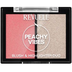 Revuele - Blush & Highlighter Duo - Peachy Vibes - 8 g