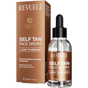 Revuele - Paradise Bronze - Zelfbruinende Druppels - Tint Light To Medium - 30 ml