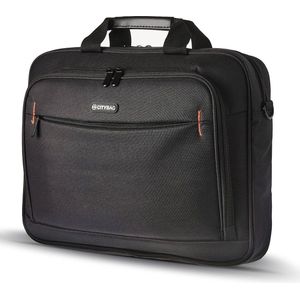 CITY BAG® TravelPro Laptoptas - 15.6 Inch - Schoudertas - Zwart