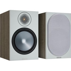MONITOR AUDIO Bronze 100 6G | Farbe Urban Grey | Paar Kompaktlautsprecher | Stereo & Heimkino | Regal-Lautsprecher | 2-Wege | 8 Ohm | 100 Watt | Magnetdeckel | Bassreflex | Passiv