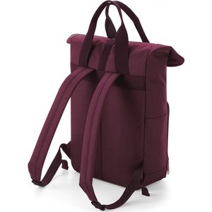 Twin Handle Roll-Top Backpack BagBase - 11 Liter Burgundy