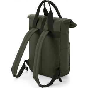 Twin Handle Roll-Top Backpack BagBase - 11 Liter Olive Green
