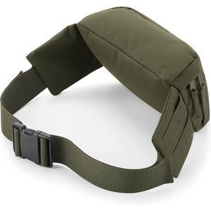BagBase Molle Nut Taille Pack BG842 - Leger Fanny Heup Riem Zak Pack - Militair groen