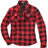 Merlin - Madison - Motorshirt - Rood Zwart - Polyester