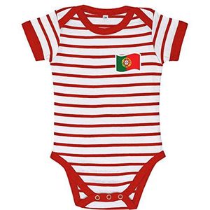 Supportershop Portugal kinderbody gestreept