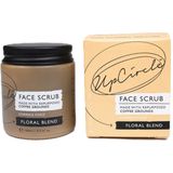 Up Circle Face coffee Scrub Floral Blend