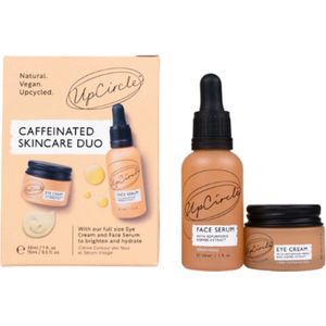 Upcircle - Caffeinated Skincare Duo - Oogcrème - Gezichtsserum - Koffieolie