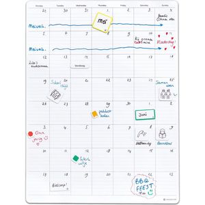 GreenStory - Maandoverzicht organizer - Sticky Whiteboard - 2 Maanden