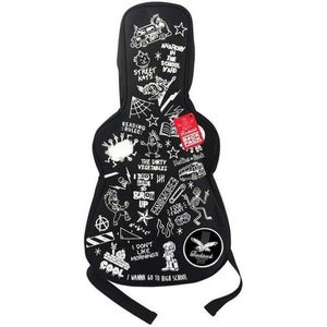 SUCK UK Mini-rugzak voor jongens en meisjes, kinderrugzak, 54 cm, zwart/wit