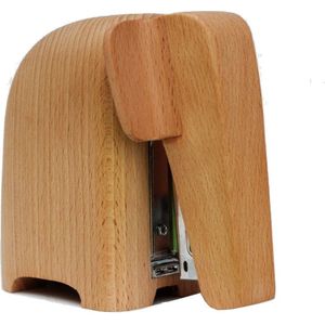 Suck Uk Nietmachine Olifant 15 X 13,2 Cm Hout Naturel