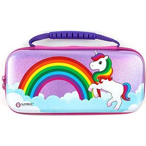 Numskull - Nintendo Switch - Hard Shell Reiskoffer - Roze - Beschermende Draagtas voor Console en Games - Geschikt voor 10 Games en Accessoires