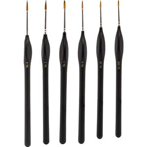 ModelCraft PPB2300/S1 Fine Quality Synthetic Brush Set - 6 Penselen Pense(e)l(en)