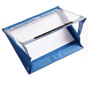 Paperdry A4 Landschap Blauw Waterdicht Klembord - Koudbestendig Agent, Hoogwaardig PVC - Overdekte buitenclipplank met opbergruimte