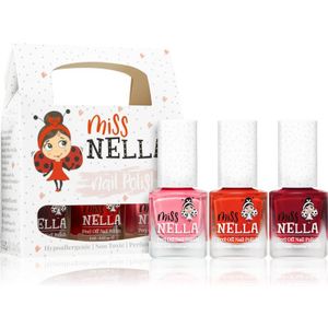 Miss Nella JUST LIKE MUMMY'S-nagellak, set van 3 flesjes loslatende nagellak op waterbasis, geurloos. Onze nagellak is veilig en leuk.