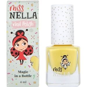 Miss Nella - NEW SUMMER Collection - Nagellak - Geel - Pastel Glitter - Peel-off - Waterbasis