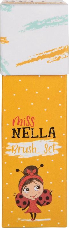 Miss Nella - Brush Set - Kleurvol - Synthetisch - Hypoallergeen