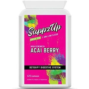 Suppzup 1000 mg Acai Berry 120 capsules120 eenheden
