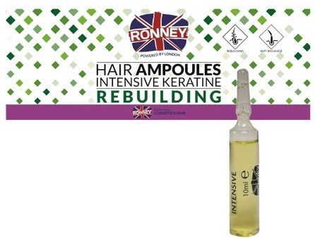 Ronney - Keratine Rebuilding - Haar Ampoules - 12 x 10 ml