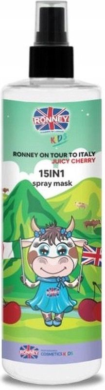 Kids Op Reis Naar Italië 15in1 Spray Masker voor klittend en droog haar voor kinderen Juicy Cherry 285ml