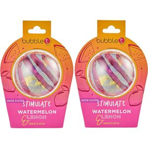 Bubble't - Stimulate Bath Fizzer - Watermeloen & Citroen - 150g