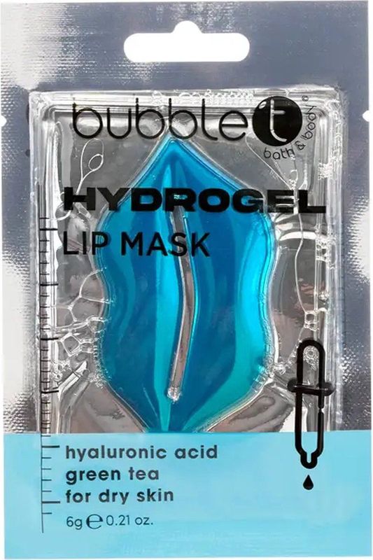 Bubble T hydrogel lip mask Hyaluronic Acid Green tea 6g