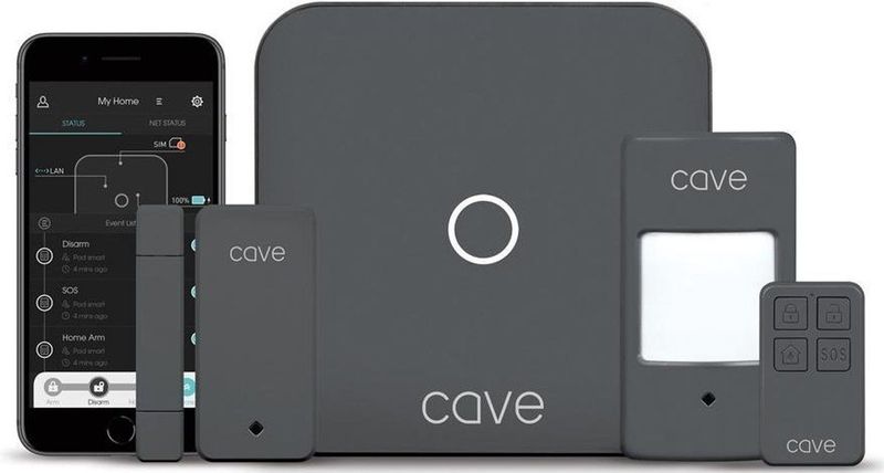 Cave - Smart Home Starter Kit - Alarmsysteem - Draadloos - Uitbreidbaar