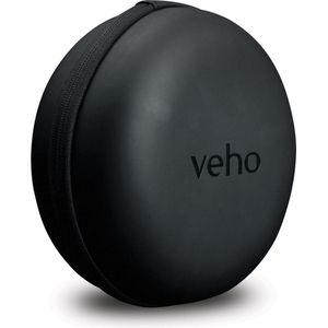 Veho On ear headphones carry case hard - Black Compatible with all Z-Series on ear headphones